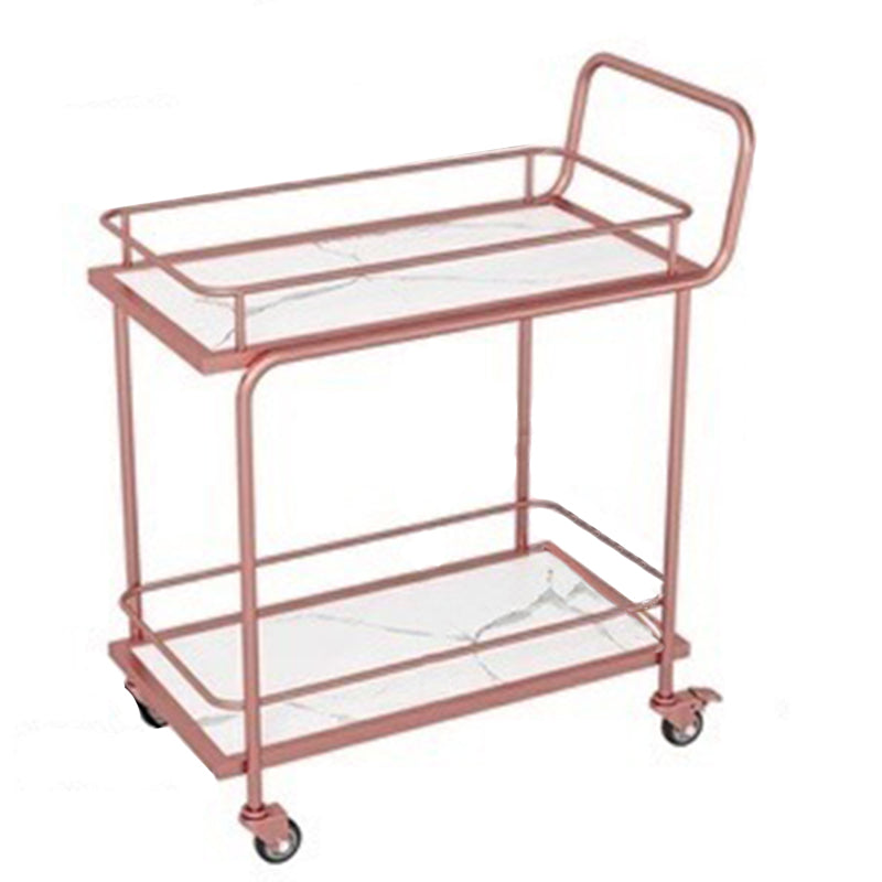 Rectangular Modern Prep Table Stone Rolling Dining Room Prep Table