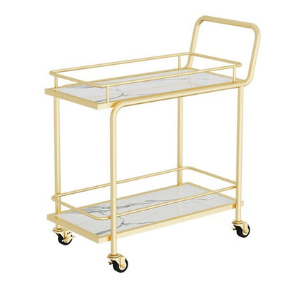 Rectangular Modern Prep Table Stone Rolling Dining Room Prep Table