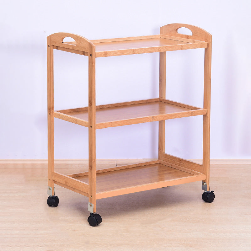 Modern Prep Table Open Storage Dining Room Rectangular Prep Table 23"L x 13"W x 29"H Natural Open Storage Clearhalo 'furn' 'furn_kitchen_islands_carts' 'Furniture' 'Kitchen & Dining Furniture' 'Kitchen Islands & Carts' 'kitchen_islands_carts' 6530319