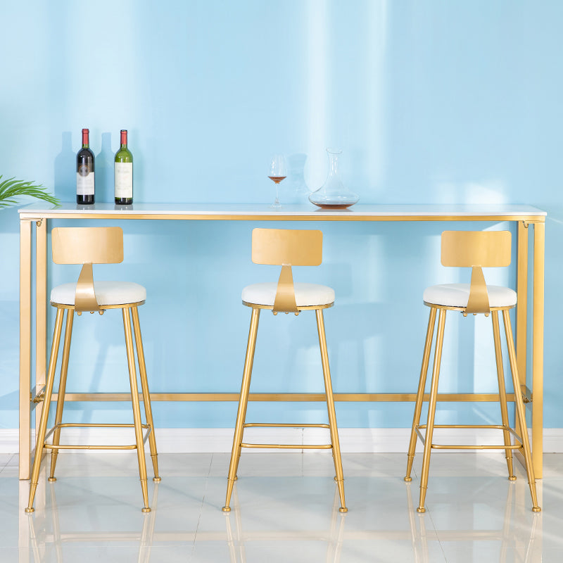 Moderne rechthoekige tafel en krukset 1/4/7-delige pub-eetset