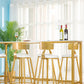Moderne rechthoekige tafel en krukset 1/4/7-delige pub-eetset