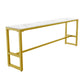 Glam Style Rectangle Bistro Set 1/5/9 Pieces Faux Marble Bar Table Set Clearhalo 'Bar Furniture' 'furn' 'furn_home_bar_bar_sets' 'Furniture' 'Home Bars & Bar Sets' 'home_bar_bar_sets' 'Kitchen & Dining Furniture' 6530367