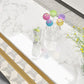 Glam Style Rectangle Bistro Set 1/5/9 Pieces Faux Marble Bar Table Set Clearhalo 'Bar Furniture' 'furn' 'furn_home_bar_bar_sets' 'Furniture' 'Home Bars & Bar Sets' 'home_bar_bar_sets' 'Kitchen & Dining Furniture' 6530368