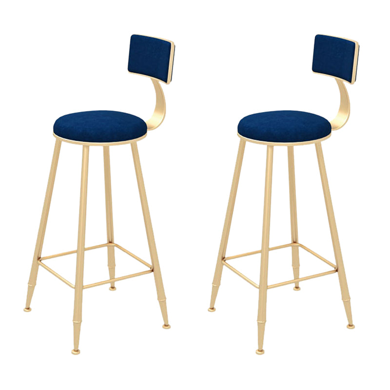 1/2/3/5 Pieces Bar Stool and Table Set Contemporary Bar Table Set Blue 30"H Stools (Set of 2) Clearhalo 'Bar Furniture' 'furn' 'furn_home_bar_bar_sets' 'Furniture' 'Home Bars & Bar Sets' 'home_bar_bar_sets' 'Kitchen & Dining Furniture' 6530447