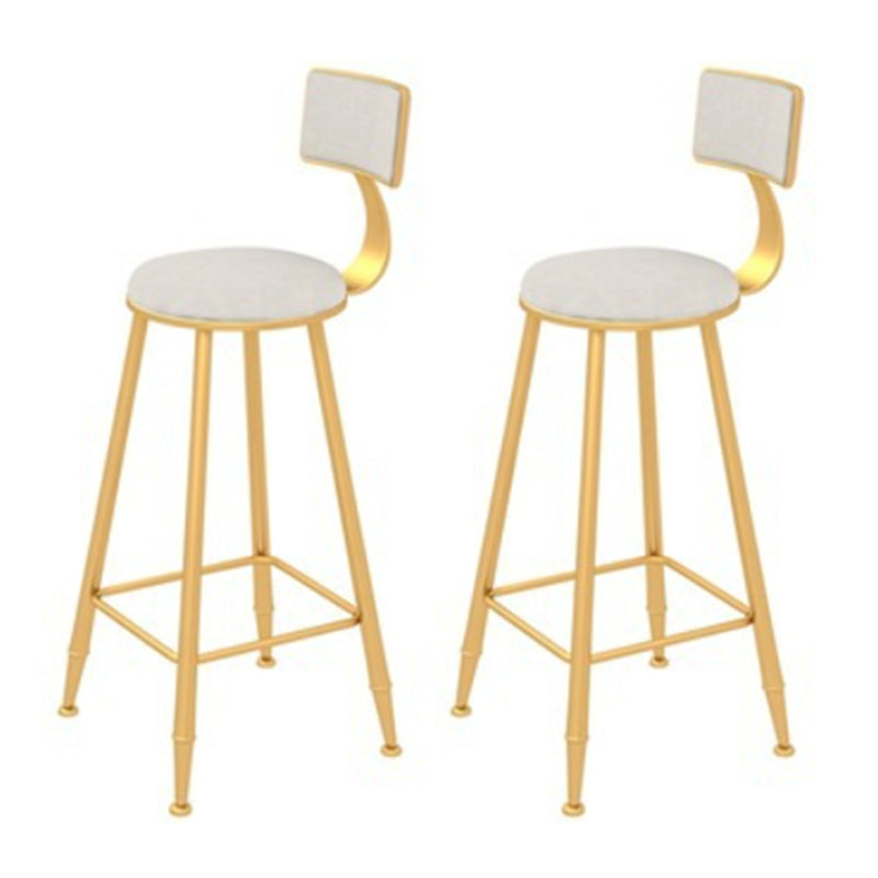 1/2/3/5 Pieces Bar Stool and Table Set Contemporary Bar Table Set White 30"H Stools (Set of 2) Clearhalo 'Bar Furniture' 'furn' 'furn_home_bar_bar_sets' 'Furniture' 'Home Bars & Bar Sets' 'home_bar_bar_sets' 'Kitchen & Dining Furniture' 6530450
