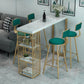 1/2/3/5 Pieces Bar Stool and Table Set Contemporary Bar Table Set Clearhalo 'Bar Furniture' 'furn' 'furn_home_bar_bar_sets' 'Furniture' 'Home Bars & Bar Sets' 'home_bar_bar_sets' 'Kitchen & Dining Furniture' 6530455