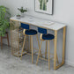 1/2/3/5 Pieces Bar Stool and Table Set Contemporary Bar Table Set Clearhalo 'Bar Furniture' 'furn' 'furn_home_bar_bar_sets' 'Furniture' 'Home Bars & Bar Sets' 'home_bar_bar_sets' 'Kitchen & Dining Furniture' 6530457