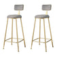 Contemporary Bar Table Set 1/2/5 Pieces Bar Stool and Table Set Grey 30"H Stools (Set of 2) Clearhalo 'Bar Furniture' 'furn' 'furn_home_bar_bar_sets' 'Furniture' 'Home Bars & Bar Sets' 'home_bar_bar_sets' 'Kitchen & Dining Furniture' 6530472