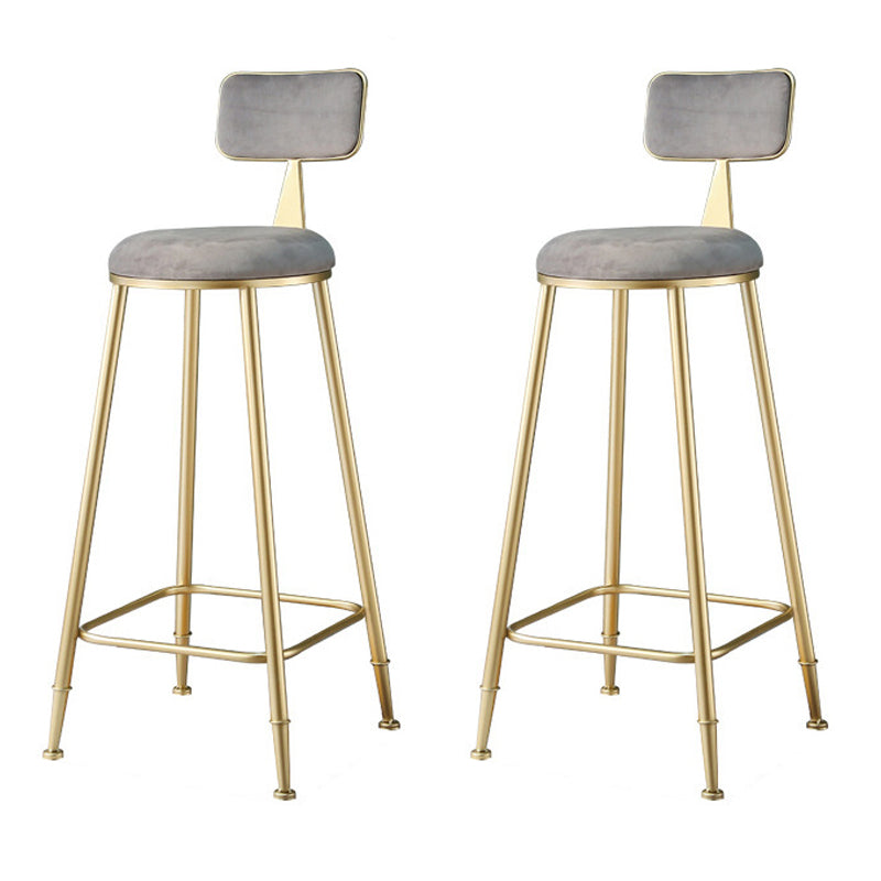 Contemporary Bar Table Set 1/2/5 Pieces Bar Stool and Table Set Grey 30"H Stools (Set of 2) Clearhalo 'Bar Furniture' 'furn' 'furn_home_bar_bar_sets' 'Furniture' 'Home Bars & Bar Sets' 'home_bar_bar_sets' 'Kitchen & Dining Furniture' 6530472