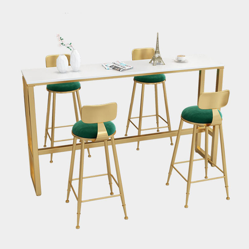 Contemporary Bar Table Set 1/2/5 Pieces Bar Stool and Table Set Clearhalo 'Bar Furniture' 'furn' 'furn_home_bar_bar_sets' 'Furniture' 'Home Bars & Bar Sets' 'home_bar_bar_sets' 'Kitchen & Dining Furniture' 6530480