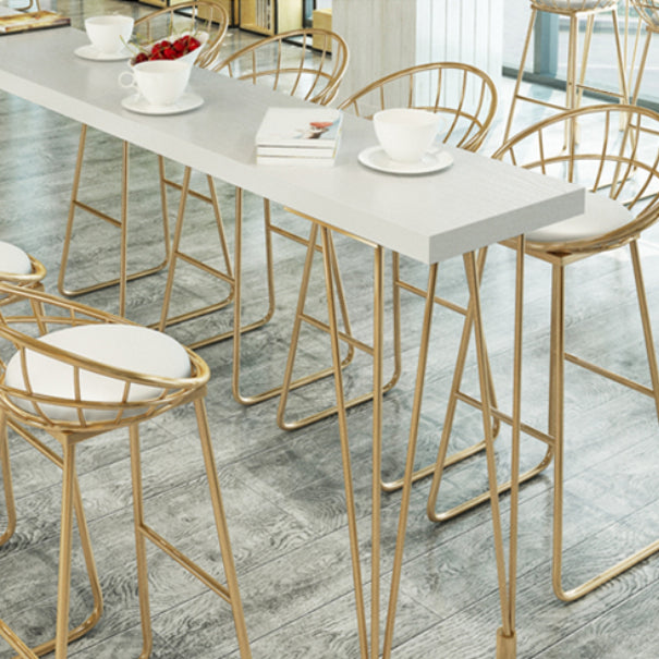 Glam Style Rectangle Counter Set 1/2/3/9 Pieces Solid Wood Bistro Set Clearhalo 'Bar Furniture' 'furn' 'furn_home_bar_bar_sets' 'Furniture' 'Home Bars & Bar Sets' 'home_bar_bar_sets' 'Kitchen & Dining Furniture' 6530498