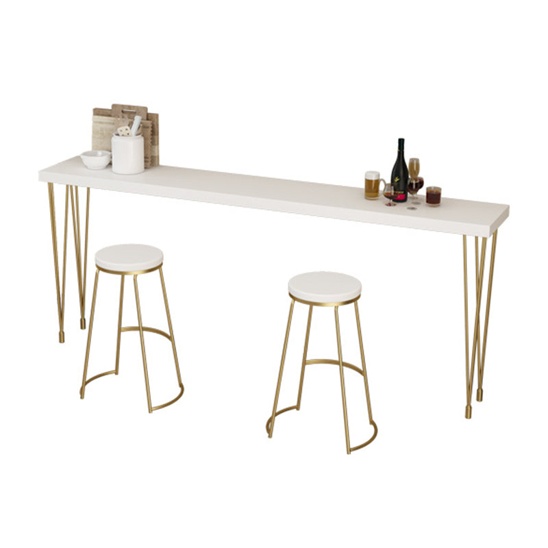 Glam Style Rectangle Counter Set 1/2/3/9 Pieces Solid Wood Bistro Set Clearhalo 'Bar Furniture' 'furn' 'furn_home_bar_bar_sets' 'Furniture' 'Home Bars & Bar Sets' 'home_bar_bar_sets' 'Kitchen & Dining Furniture' 6530504