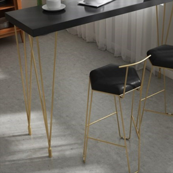 Glam Style Rectangle Counter Set 1/3 Pieces Solid Wood Bistro Set for Indoor Clearhalo 'Bar Furniture' 'furn' 'furn_home_bar_bar_sets' 'Furniture' 'Home Bars & Bar Sets' 'home_bar_bar_sets' 'Kitchen & Dining Furniture' 6530529