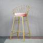 Glam Style Rectangle Bar Set 1/7 Pieces Stone Pub Dining Set for Dining Room Pink 30"H Stool (Single) Clearhalo 'Bar Furniture' 'furn' 'furn_home_bar_bar_sets' 'Furniture' 'Home Bars & Bar Sets' 'home_bar_bar_sets' 'Kitchen & Dining Furniture' 6530545