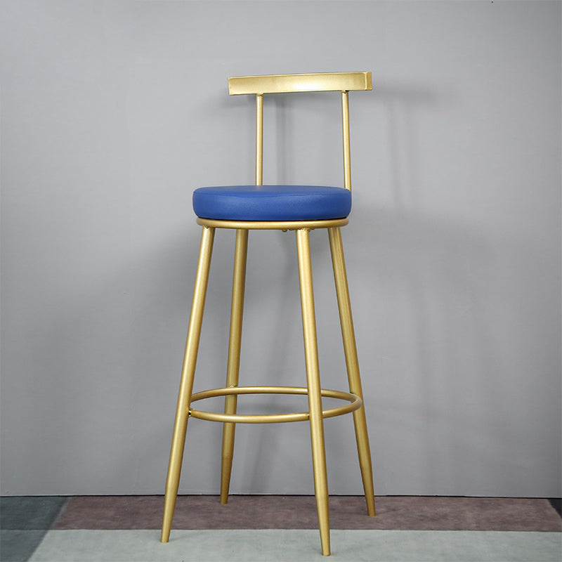 Glam Style Rectangle Bar Set 1/7 Pieces Stone Pub Dining Set for Dining Room Blue 30"H Stool (Single) Clearhalo 'Bar Furniture' 'furn' 'furn_home_bar_bar_sets' 'Furniture' 'Home Bars & Bar Sets' 'home_bar_bar_sets' 'Kitchen & Dining Furniture' 6530549