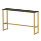 Glam Style Rectangle Bar Set 1/5 Pieces Stone Pub Dining Set for Indoor