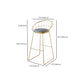 Glam Style Rectangle Bar Set 1/5 Pieces Stone Pub Dining Set for Indoor