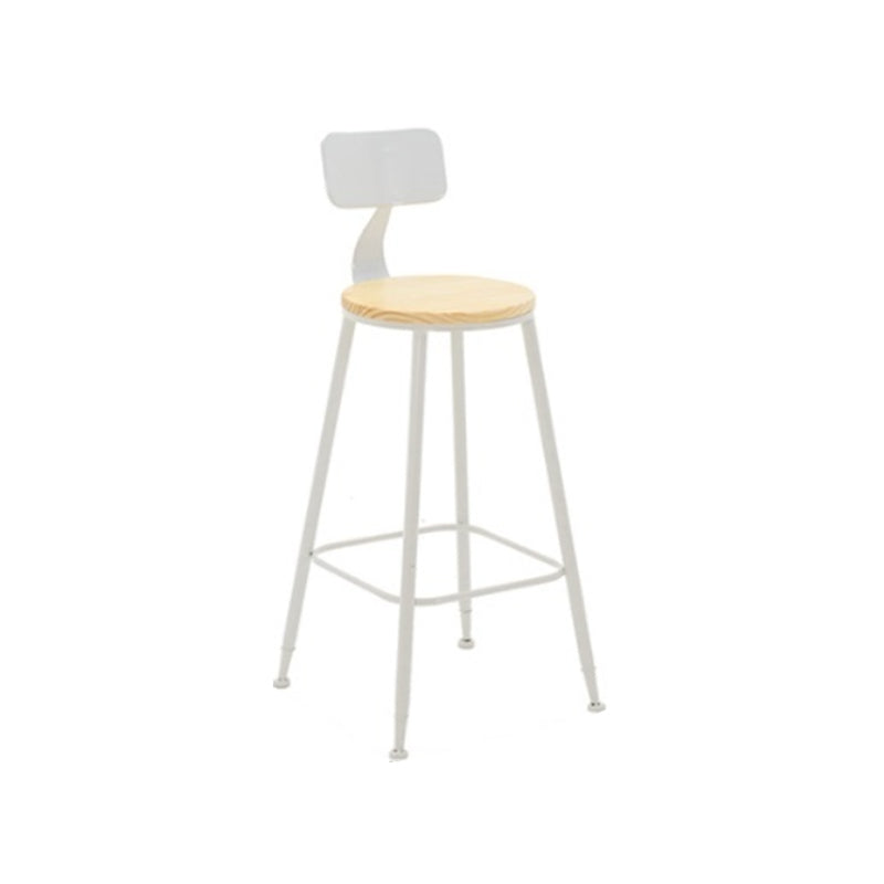 Industrial Rectangle Bar Table Set 1/4/5/7 Pieces Solid Wood Pub Set Brown 30"H Stool (Single) Clearhalo 'Bar Furniture' 'furn' 'furn_home_bar_bar_sets' 'Furniture' 'Home Bars & Bar Sets' 'home_bar_bar_sets' 'Kitchen & Dining Furniture' 6530600