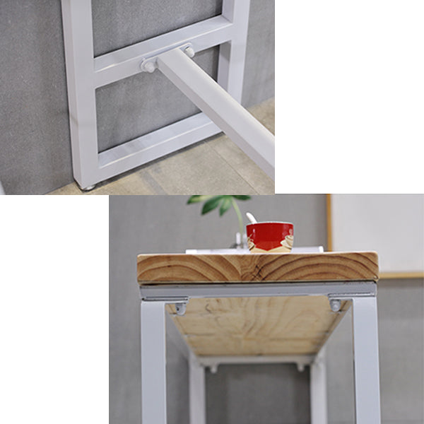 Industrial Rectangle Bar Table Set 1/4/5/7 Pieces Solid Wood Pub Set Clearhalo 'Bar Furniture' 'furn' 'furn_home_bar_bar_sets' 'Furniture' 'Home Bars & Bar Sets' 'home_bar_bar_sets' 'Kitchen & Dining Furniture' 6530607