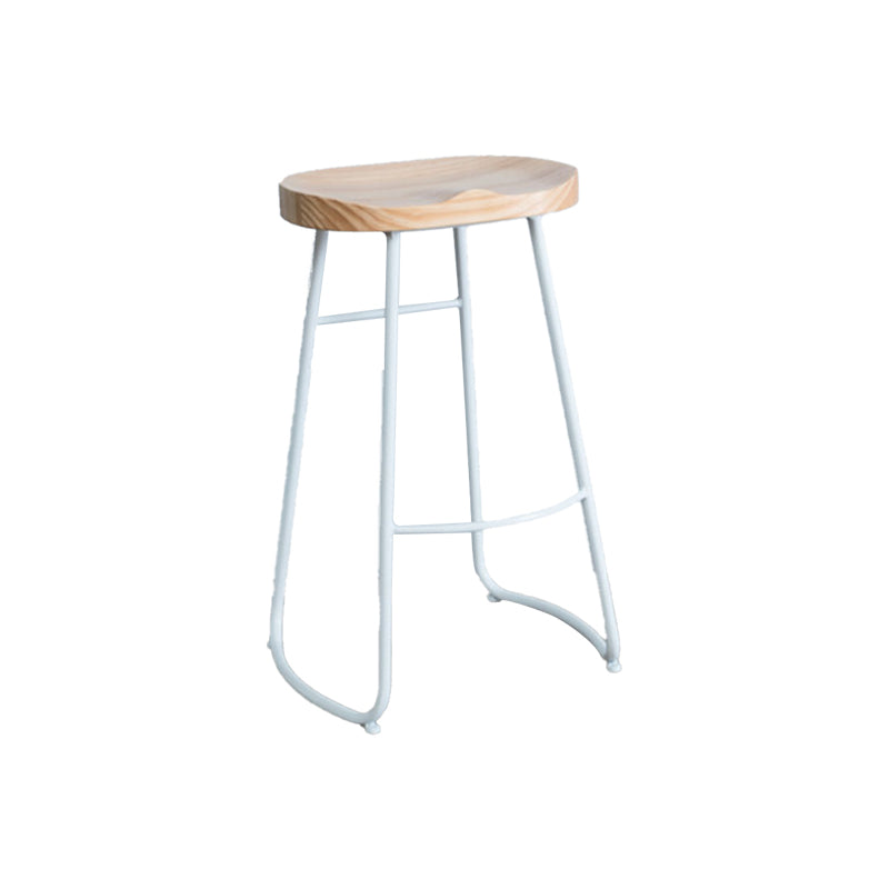 Industrial Rectangle Bar Table Set 1/4/5/7 Pieces Solid Wood Pub Set Wood 30"H Stool (Single) Clearhalo 'Bar Furniture' 'furn' 'furn_home_bar_bar_sets' 'Furniture' 'Home Bars & Bar Sets' 'home_bar_bar_sets' 'Kitchen & Dining Furniture' 6530609