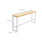 Industrial Rectangle Bar Table Set 1/4/5/7 Pieces Solid Wood Pub Set Clearhalo 'Bar Furniture' 'furn' 'furn_home_bar_bar_sets' 'Furniture' 'Home Bars & Bar Sets' 'home_bar_bar_sets' 'Kitchen & Dining Furniture' 6530613