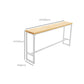 Industrial Rectangle Bar Table Set 1/4/5/7 Pieces Solid Wood Pub Set Clearhalo 'Bar Furniture' 'furn' 'furn_home_bar_bar_sets' 'Furniture' 'Home Bars & Bar Sets' 'home_bar_bar_sets' 'Kitchen & Dining Furniture' 6530621