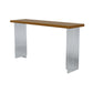 Rectangle Pub Dining Set 1/2/3/5/7 Pieces Solid Wood Counter Table with Upholstered Stools Clearhalo 'Bar Furniture' 'furn' 'furn_home_bar_bar_sets' 'Furniture' 'Home Bars & Bar Sets' 'home_bar_bar_sets' 'Kitchen & Dining Furniture' 6530651