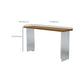 Rectangle Pub Dining Set 1/2/3/5/7 Pieces Solid Wood Counter Table with Upholstered Stools Clearhalo 'Bar Furniture' 'furn' 'furn_home_bar_bar_sets' 'Furniture' 'Home Bars & Bar Sets' 'home_bar_bar_sets' 'Kitchen & Dining Furniture' 6530662