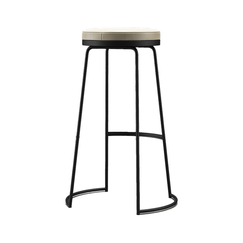 Modern Bar Table Set 1/4 Pieces Marble Counter Table with Upholstered Stools