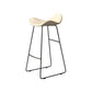 Modern Bar Table Set 1/4 Pieces Marble Counter Table with Upholstered Stools