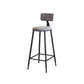 Modern Bar Table Set 1/4 Pieces Marble Counter Table with Upholstered Stools