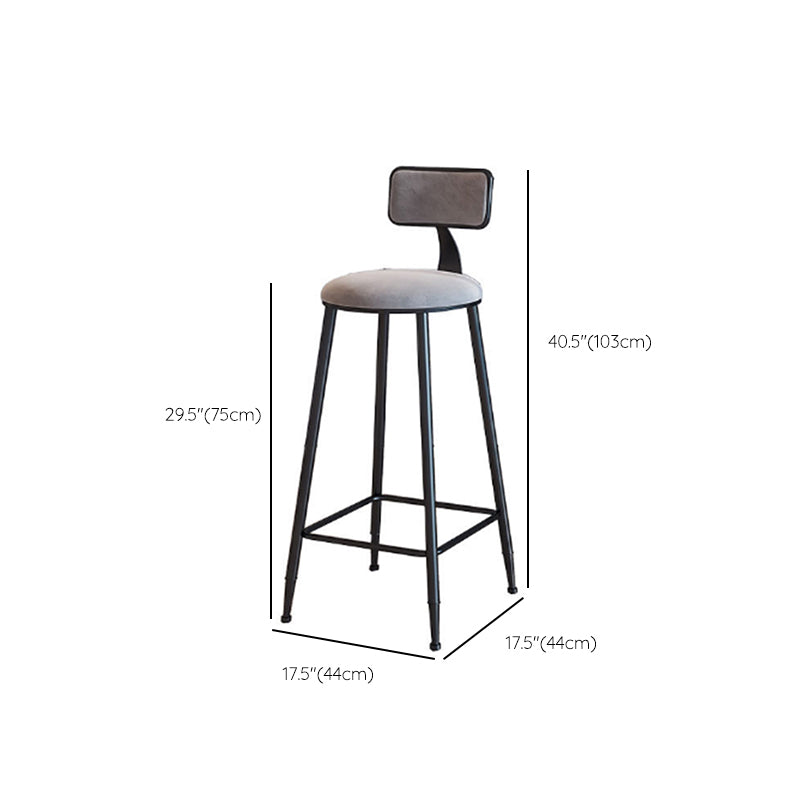 Modern Bar Table Set 1/4 Pieces Marble Counter Table with Upholstered Stools
