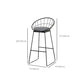 Modern Bar Table Set 1/4 Pieces Marble Counter Table with Upholstered Stools