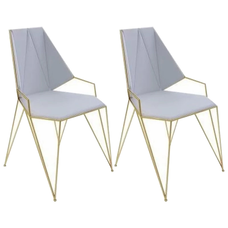 Chaise de salle à manger rembourrée rembourrée contemporaine chaise à manger de cuisine en cuir