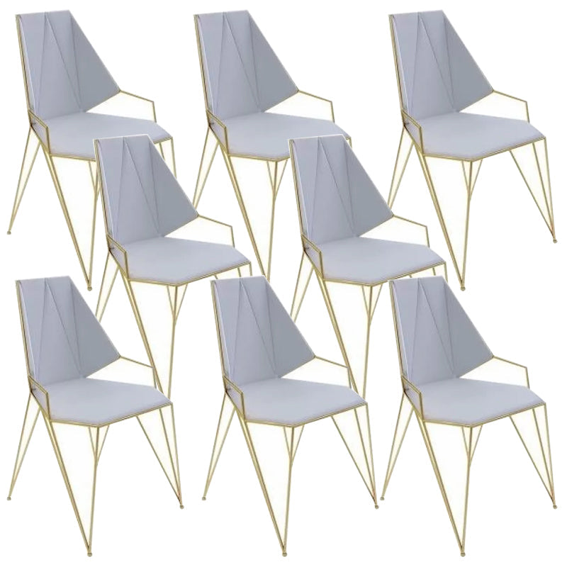 Chaise de salle à manger rembourrée rembourrée contemporaine chaise à manger de cuisine en cuir