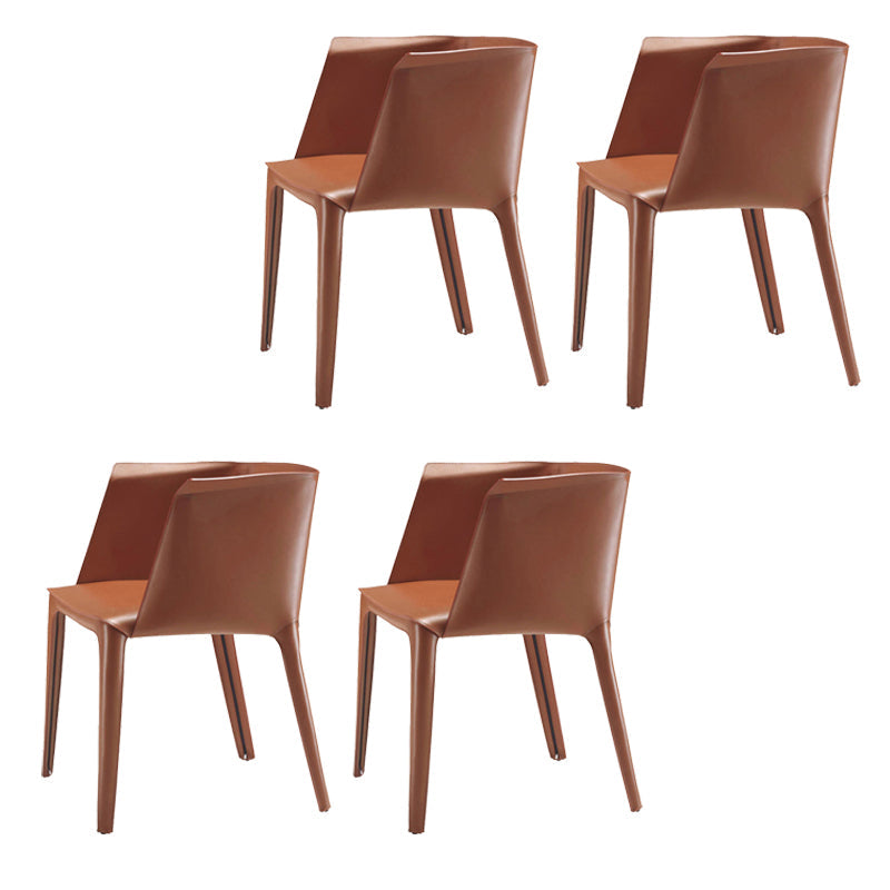 Lederarm Stuhl fester Rücken im Innenstuhl für Esszimmer