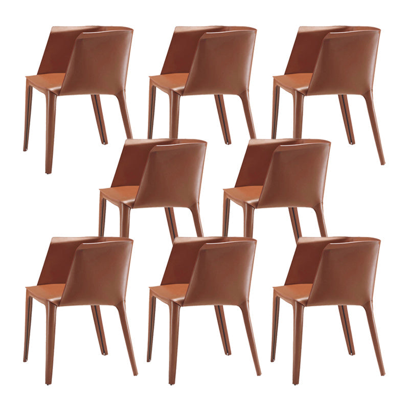 Lederarm Stuhl fester Rücken im Innenstuhl für Esszimmer