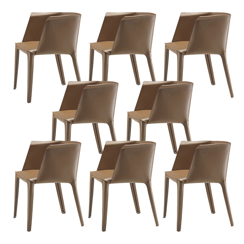 Lederarm Stuhl fester Rücken im Innenstuhl für Esszimmer