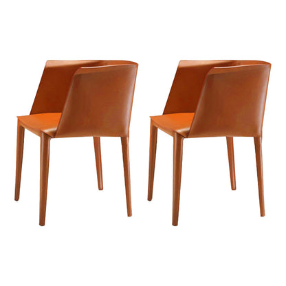 Lederarm Stuhl fester Rücken im Innenstuhl für Esszimmer