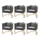 Modern Parsons Arm Chair Velvet Gold Base Dining Chair for Dining Room Grey 6 Piece Set Clearhalo 'Dining Chairs' 'Dining Tables & Seating' 'dining_chair' 'furn' 'furn_dining_chair' 'Furniture' 'Kitchen & Dining Furniture' 6530866