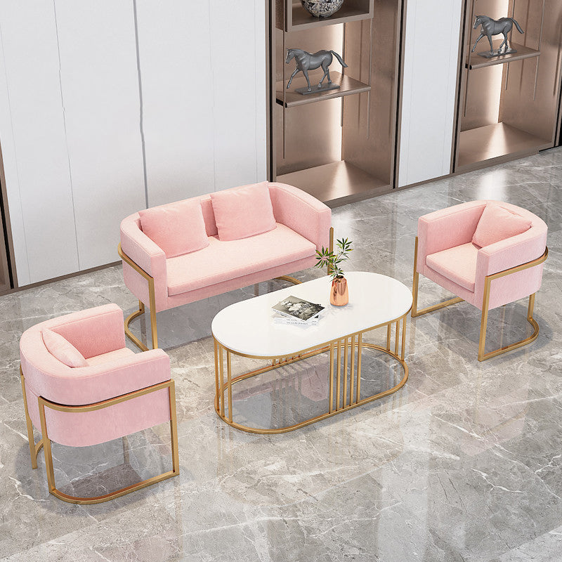 Modern Parsons Arm Chair Velvet Gold Base Dining Chair for Dining Room Clearhalo 'Dining Chairs' 'Dining Tables & Seating' 'dining_chair' 'furn' 'furn_dining_chair' 'Furniture' 'Kitchen & Dining Furniture' 6530879