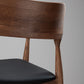 Solid Wood Side Dining Chair Open Back PU Leather Arm Chair for Home Clearhalo 'Dining Chairs' 'Dining Tables & Seating' 'dining_chair' 'furn' 'furn_dining_chair' 'Furniture' 'Kitchen & Dining Furniture' 6530905