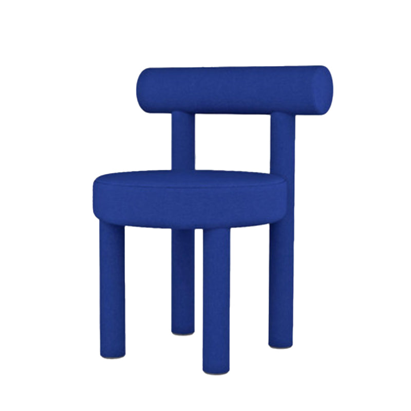 Sedia laterale imbottita sedia da pranzo sul retro per sala da pranzo