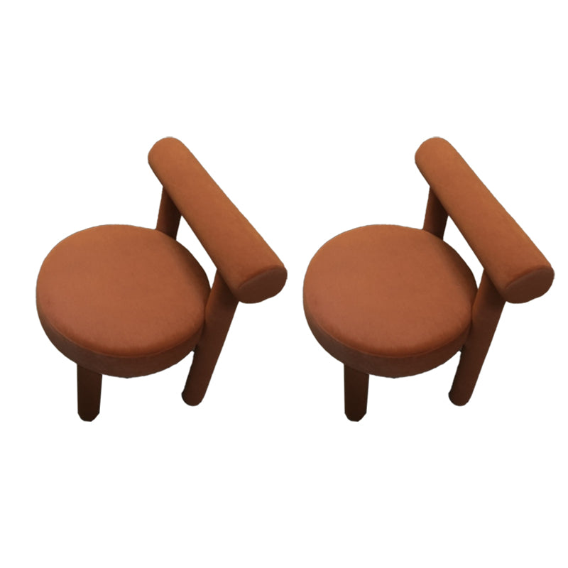 Sedia laterale imbottita sedia da pranzo sul retro per sala da pranzo