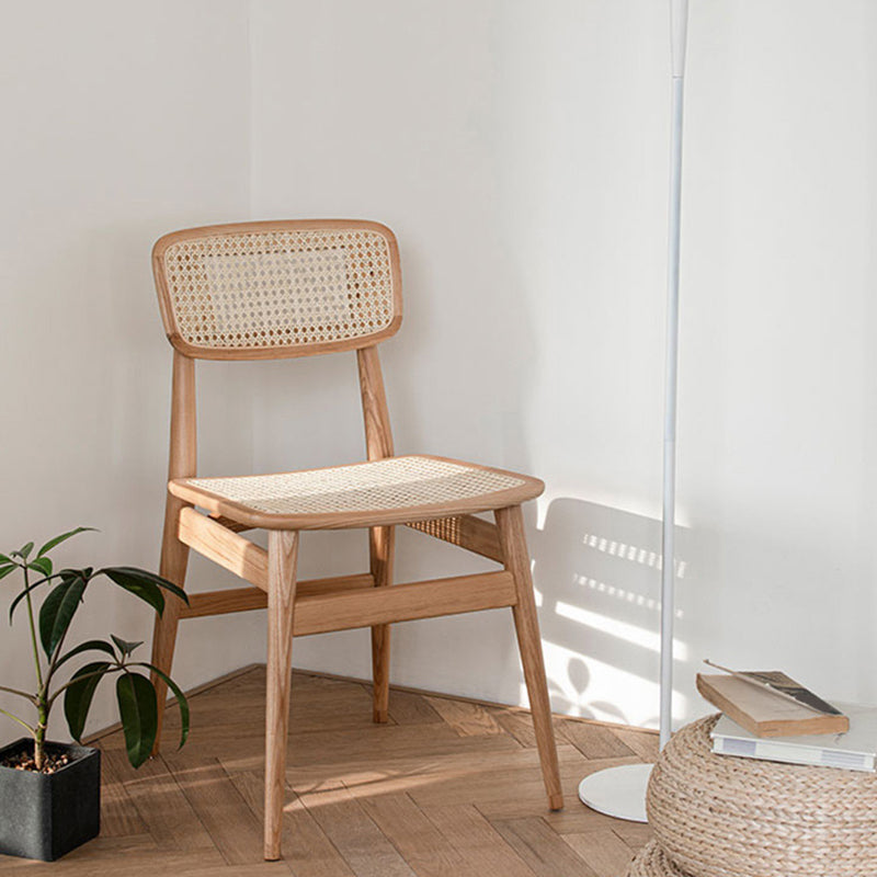 Chaise latéral moderne chaise de salle à manger sans bras massif pour usage domestique