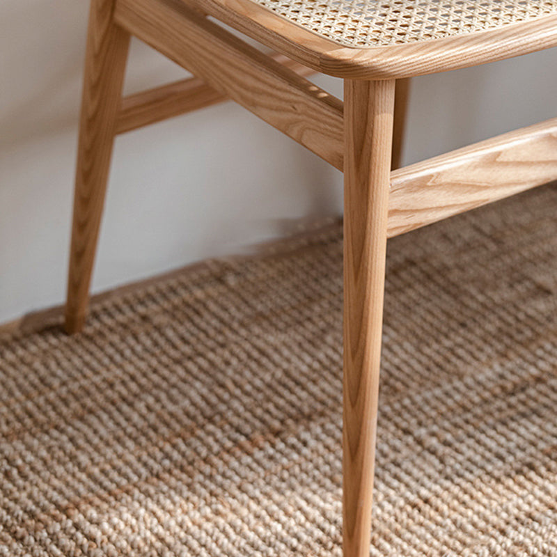 Chaise latéral moderne chaise de salle à manger sans bras massif pour usage domestique