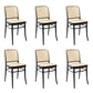Modern Style Chair Solid Wood Open Back Dining Chair for Home Black 6 Piece Set Clearhalo 'Dining Chairs' 'Dining Tables & Seating' 'dining_chair' 'furn' 'furn_dining_chair' 'Furniture' 'Kitchen & Dining Furniture' 6531079