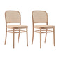 Modern Style Chair Solid Wood Open Back Dining Chair for Home Wood 2 Piece Set Clearhalo 'Dining Chairs' 'Dining Tables & Seating' 'dining_chair' 'furn' 'furn_dining_chair' 'Furniture' 'Kitchen & Dining Furniture' 6531082