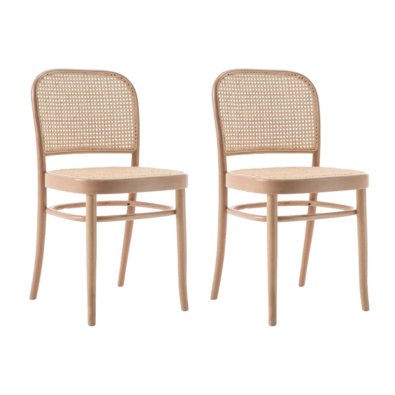 Modern Style Chair Solid Wood Open Back Dining Chair for Home Wood 2 Piece Set Clearhalo 'Dining Chairs' 'Dining Tables & Seating' 'dining_chair' 'furn' 'furn_dining_chair' 'Furniture' 'Kitchen & Dining Furniture' 6531082