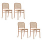 Modern Style Chair Solid Wood Open Back Dining Chair for Home Wood 4 Piece Set Clearhalo 'Dining Chairs' 'Dining Tables & Seating' 'dining_chair' 'furn' 'furn_dining_chair' 'Furniture' 'Kitchen & Dining Furniture' 6531085